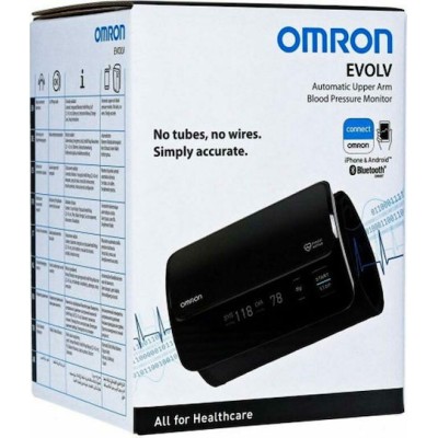 Omron Evolv Ψηφιακό Πιεσόμετρο (HEM-7600T-E) Black