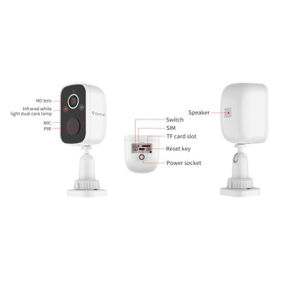 Vstarcam BG55 IP Camera White