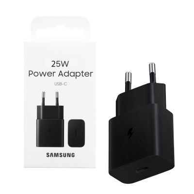 Samsung 25W USB-C Wall Adapter Black (EP-T2510) Retail