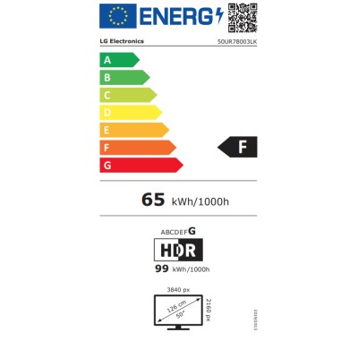 LG Smart Τηλεόραση LED 4K UHD 50UR78003LK HDR 50" (2023)