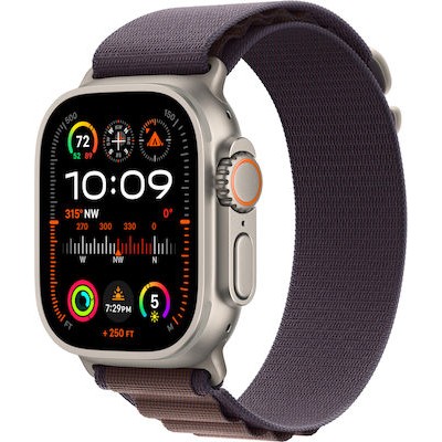 Apple Watch Ultra 2 LTE 49mm Alpine Loop Indigo 100% Battery Εκθεσιακό 